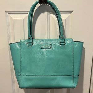 Kate Spade tote - EUC robins egg blue!
